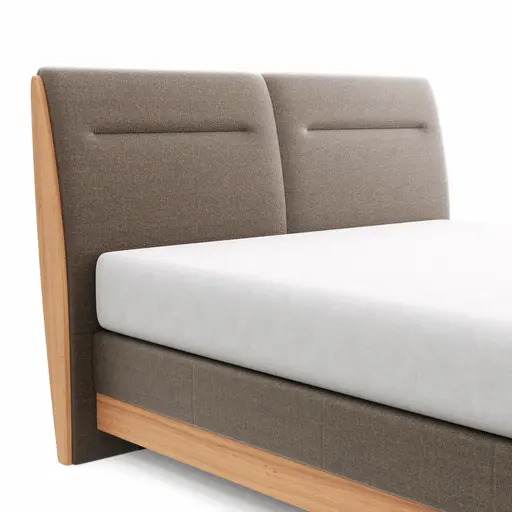Boxspringbett Alpin Luxe - Liegefläche ca. 160x200 cm, Stoff, Braun