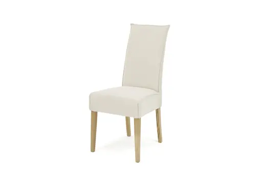 Stuhl SITTING TOGETHER_K- Stoff, Creme, Eiche Natur
