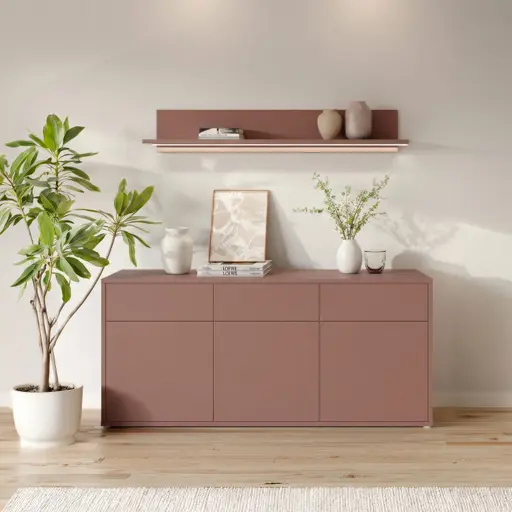 Sideboard FAID- B ca. 184 cm, Terracotta