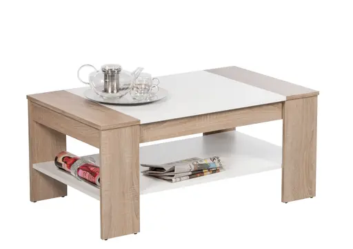 Couchtisch - LB ca. 100x58 cm, Eiche Sonoma Nachbildung