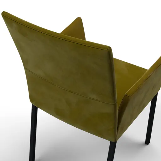 Armlehnstuhl Saragossa - Stoff, Moos