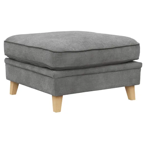 Hocker Mapleton - Stoff, Anthrazit