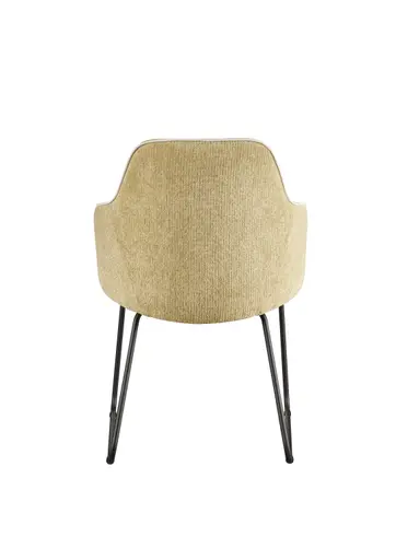 Armlehnstuhl - Stoff, Pistaziengrün