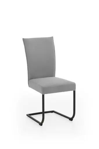 Freischwinger - Stoff, Hellgrau 