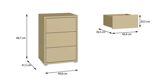 Nako FAID- 3 Schübe, Gelb