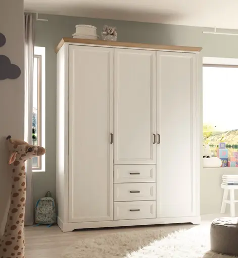 Kleiderschrank - B ca. 164 cm, Anderson Pine Nachbildung, Artisan Eiche Nachbildung