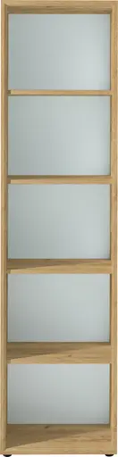 Aktenregal GWEN - B ca. 50 cm, Eiche Nachbildung