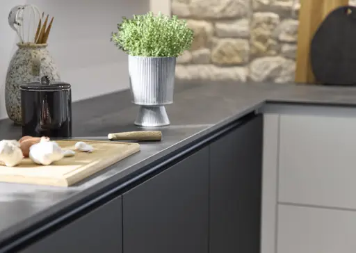 U-Küche 56.210 CO 2 525, kristallweiß matt