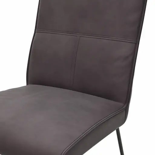 Stuhl Dinner - Stoff, Mocca