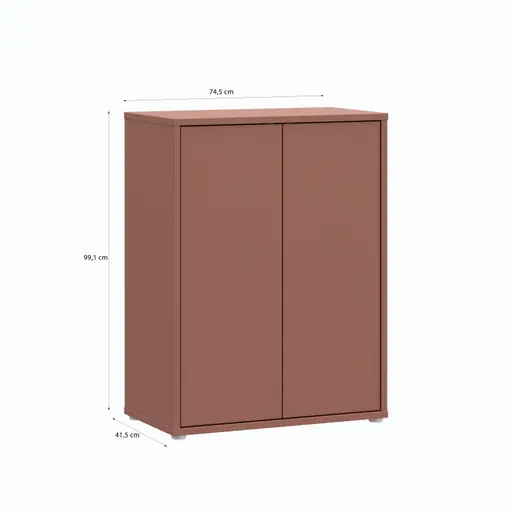 Kommode FAID- B ca. 74 cm, Terracotta