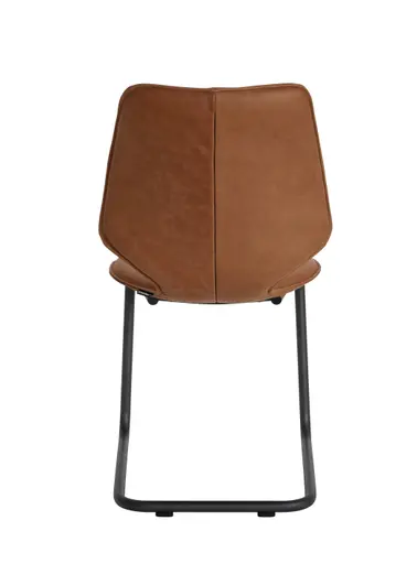 Freischwinger Penthouse - Leder, Braun