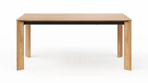 Esstisch Saratoga - ausziehbar, LB ca. 180x95 cm, Wildeiche massiv, natur geölt