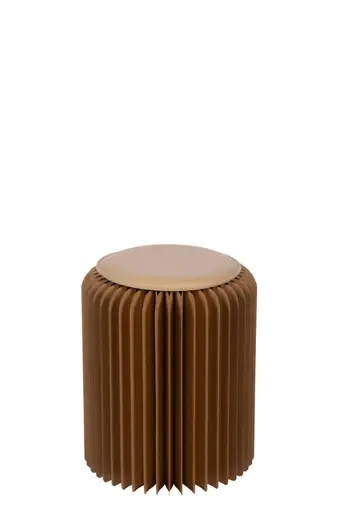 Sitzhocker - DH ca. 36x42 cm, Braun