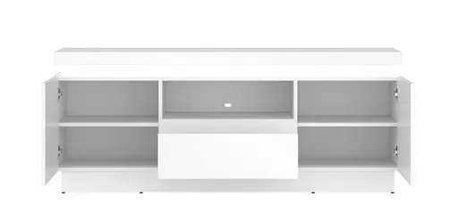 TV-Unterteil - mit Beleuchtung, Weiß