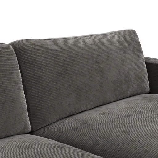 Megasofa Juni Lounge- B ca. 292 cm, Stoff, Anthrazit