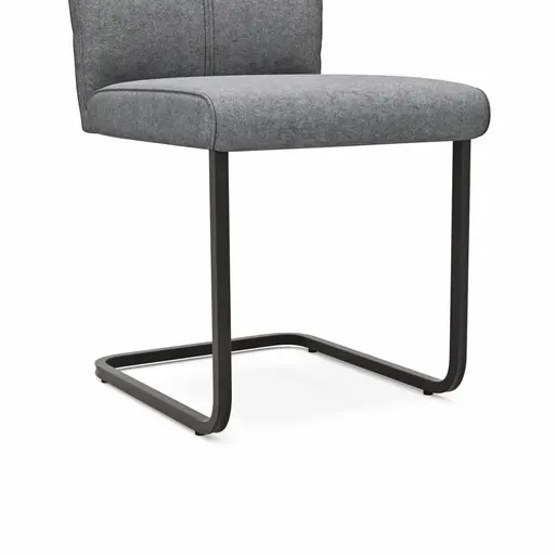 Freischwinger 4110 - Wolle, Hellgrau