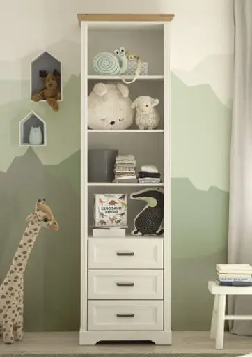 Standregal - B ca. 61 cm, Anderson Pine Nachbildung, Artisan Eiche Nachbildung