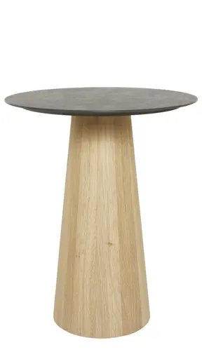 Beistelltisch Cono - DH ca 40x52 cm, Keramik, Graubraun