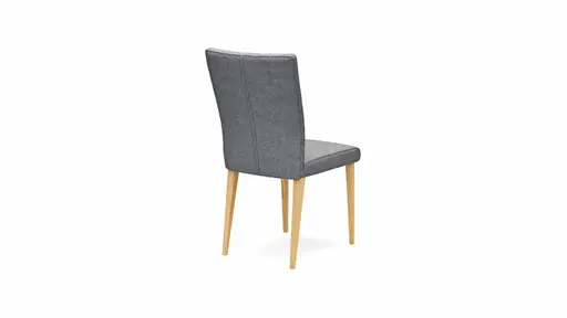 Stuhl 4110 - Wolle, Hellgrau