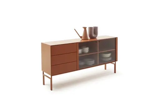 Sideboard Edge - Lack matt, Ant red