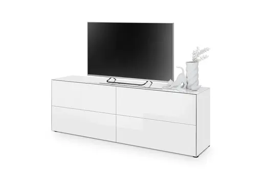 Lowboard - B ca. 181 cm, Weiß