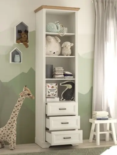 Standregal - B ca. 61 cm, Anderson Pine Nachbildung, Artisan Eiche Nachbildung