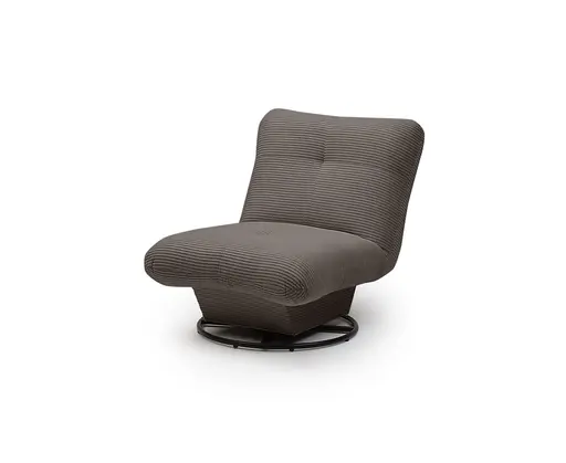 Drehsessel - Stoff, Mocca
