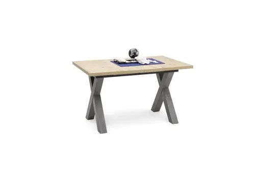 Ausziehtisch- LB ca. 140-190x90 cm, Eiche Dekor, Graphit