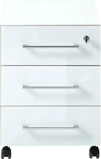 Rollcontainer GWEN - B/H/T ca. 40x55x50 cm, Eiche Dekor