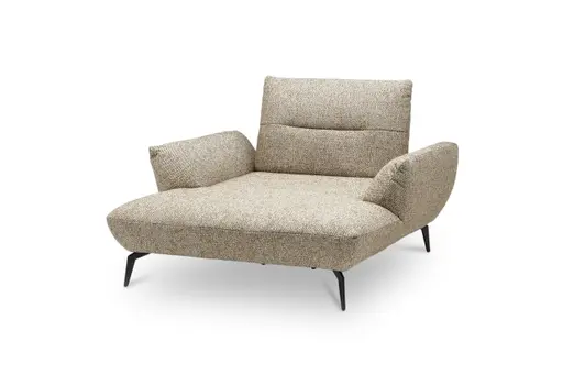 Sessel PAYTON - Loveseat inkl. Rückenneigung, Stoff, Terracotta (Ausstellungskombination)