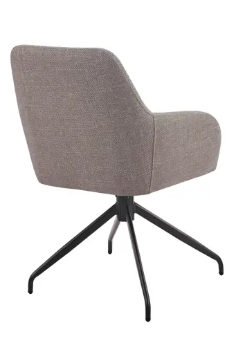 Armlehnstuhl - drehbar, Stoff, Schlamm