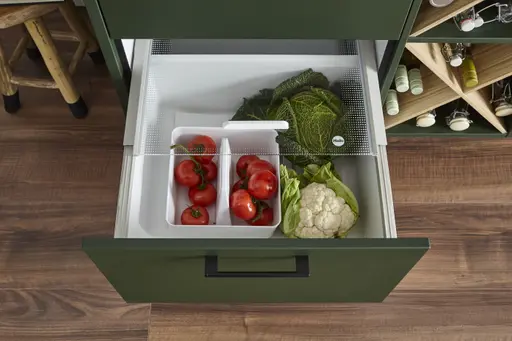 Winkelküche 54.160 GL 7 521, Lack samtmatt Waldgrün