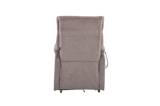 TV-Sessel MALEK - Aufstehhilfe, Relaxfunktion, Kopfteilverstellung, Stoff, Hellbraun