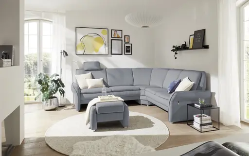 Hocker EM Sanna - Stoff, Blau