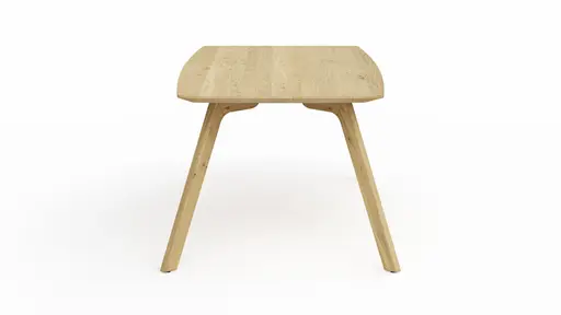 Esstisch Phoenix - LB ca. 180x100 cm, Eiche massiv, Bianco geölt