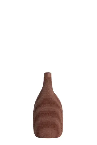 Deko-Vase - LBH ca. 16x12x33 cm, Koralle