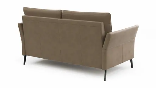 Sofa Rosario - 2-Sitzer, Leder, Rauchbraun