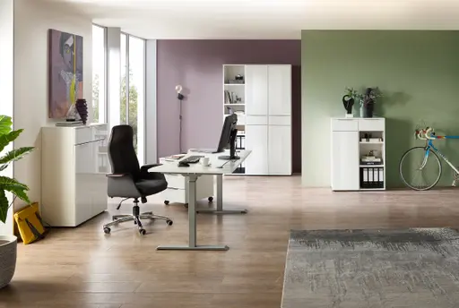 Büroschrank - B ca. 40 cm, Weiß