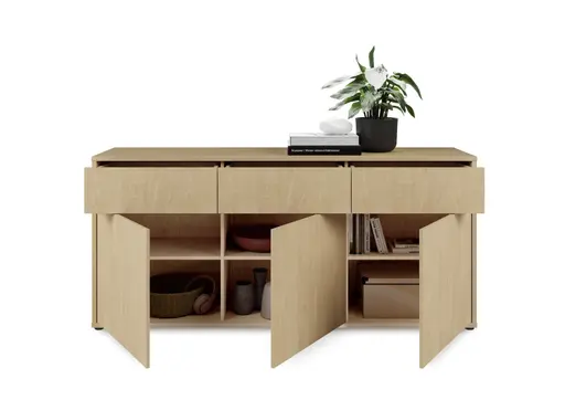 Sideboard FAID- B ca. 184 cm, Sandeiche Dekor