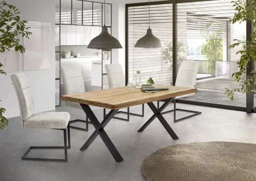 Freischwinger MAGGIE - Stoff, Beige