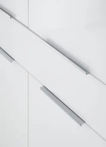 Büroschrank - B ca. 80 cm, Weiß