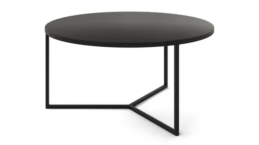 Couchtisch Joan 3 - LBH ca. 80x80x41,5 cm, Metall, Schwarz