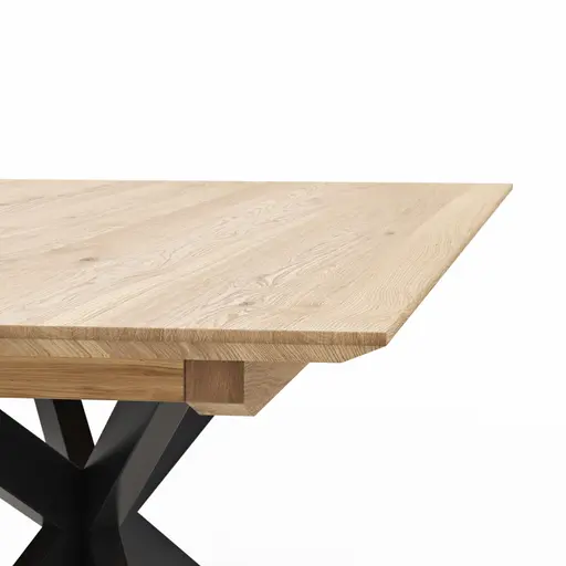 Esstische Talara Lola - LB ca. 220x100cm, Wildeiche Bianco