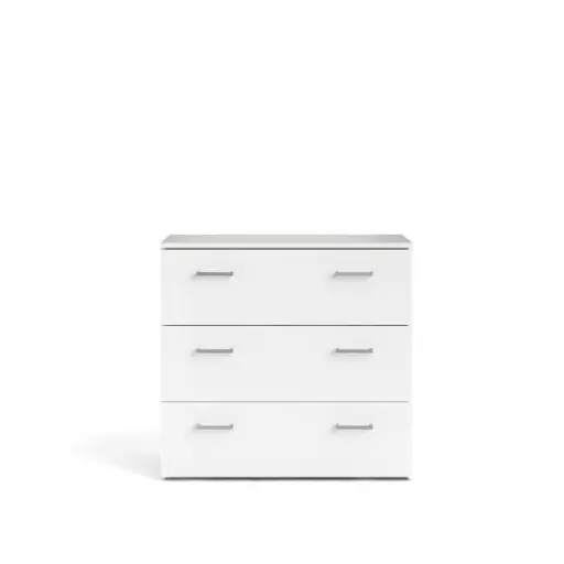 Kommode - B ca. 74 cm, Weiß