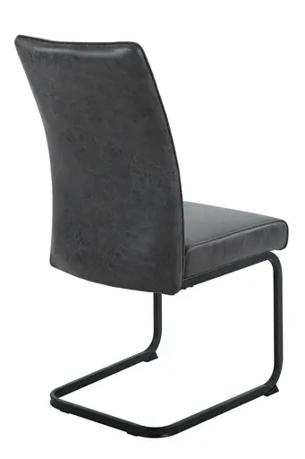 Freischwinger - Stoff, Vintage Anthrazit