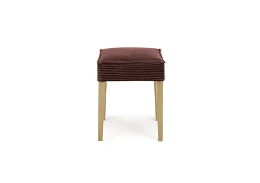 Hocker  SITTING TOGETHER_L- Stoff, Rost, Eiche Natur