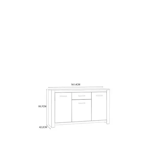 Sideboard FARES- Eiche Dekor