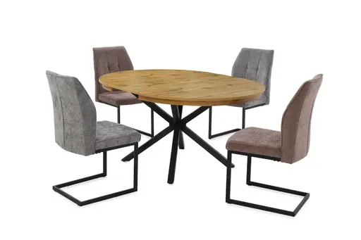 Freischwinger - Webstoff, Taupe