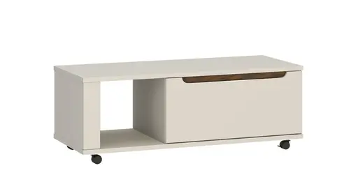 Couchtisch - LB ca. 110x65 cm, Kaschmir, Nussbaum Nachbildung