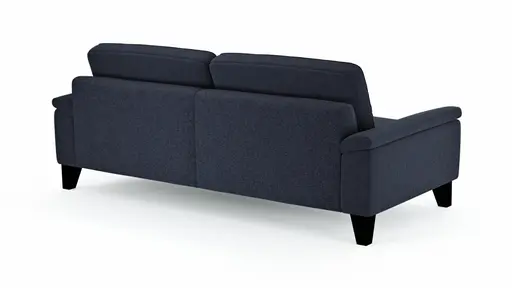 Sofa Oviedo - 3-Sitzer, Stoff, Dunkelblau